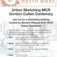 Urban Design Group Events Urban Sketching MCR Gorden Cullen Centenary Urban Design Group Events Urban Sketching MCR Gorden Cullen Centenary