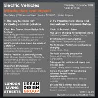 Urban Design Group Events Electric Vehicles - Infrastructure and Impact Urban Design Group Events Electric Vehicles - Infrastructure and Impact