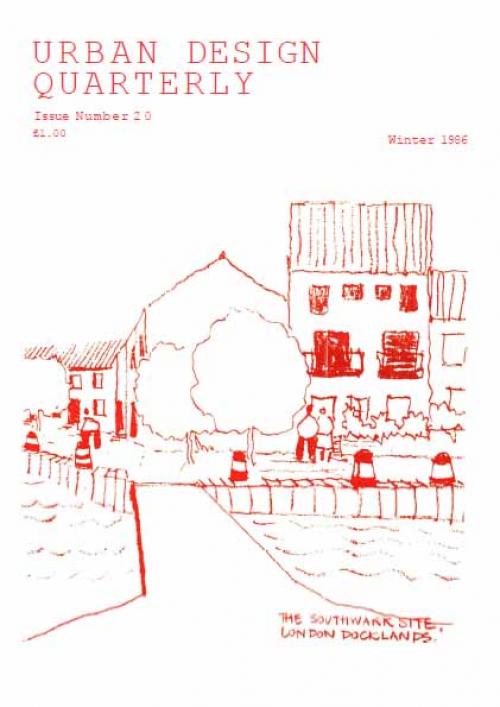 URBAN DESIGN 20 Winter 1986 Publication Urban Design Group