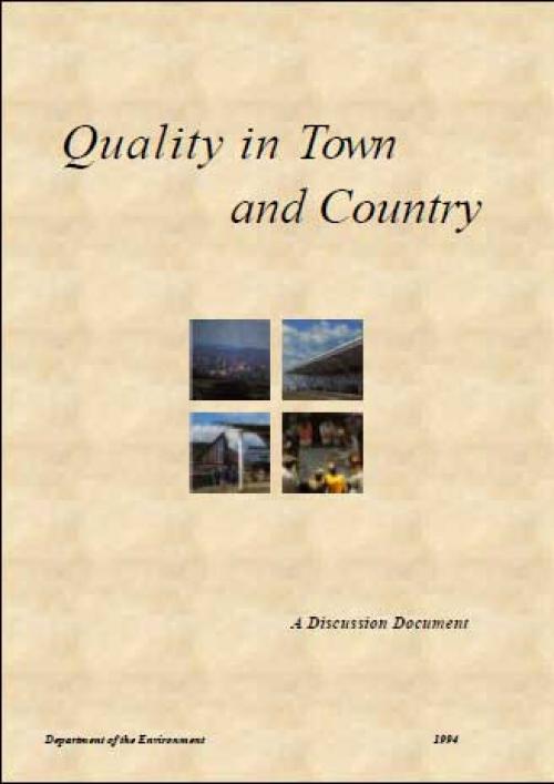 Quality in Town and Country Publication Urban Design Group Quality in Town and Country Publication Urban Design Group