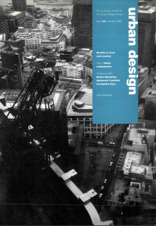 URBAN DESIGN 53 Spring 1995 Publication Urban Design Group URBAN DESIGN 53 Spring 1995 Publication Urban Design Group