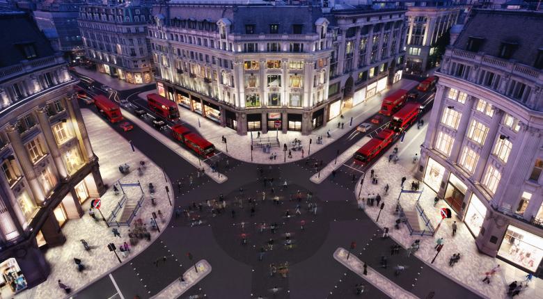 Oxford Circus Diagonal Crossing Project Images Oxford Circus Diagonal Crossing Project Images